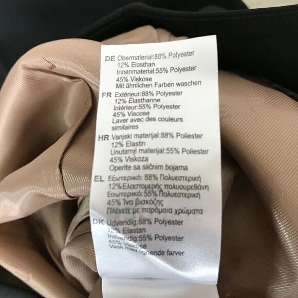 NEW Barbour Land Rover Wide Leg Dress Pants Black 6 - Picture 7 of 7